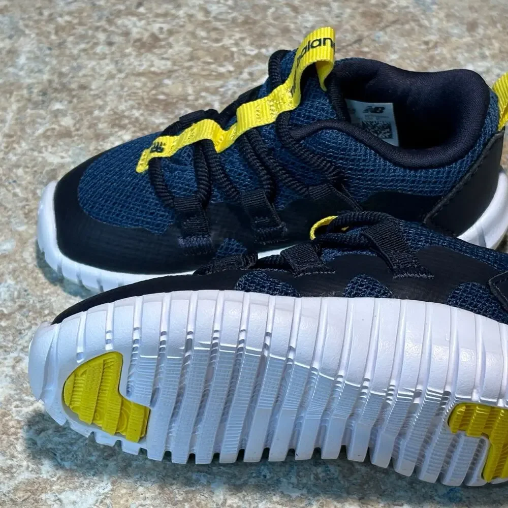 New Balance Infant Baby Playgruv Blue Running Bungee Shoes Size 5 Toddler - Picture 5 of 11